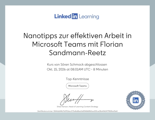 Nanotipps zur effektiven Arbeit in Microsoft Teams